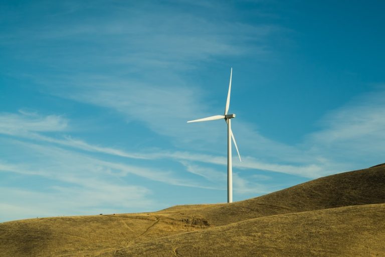 Photo Windmill landscape