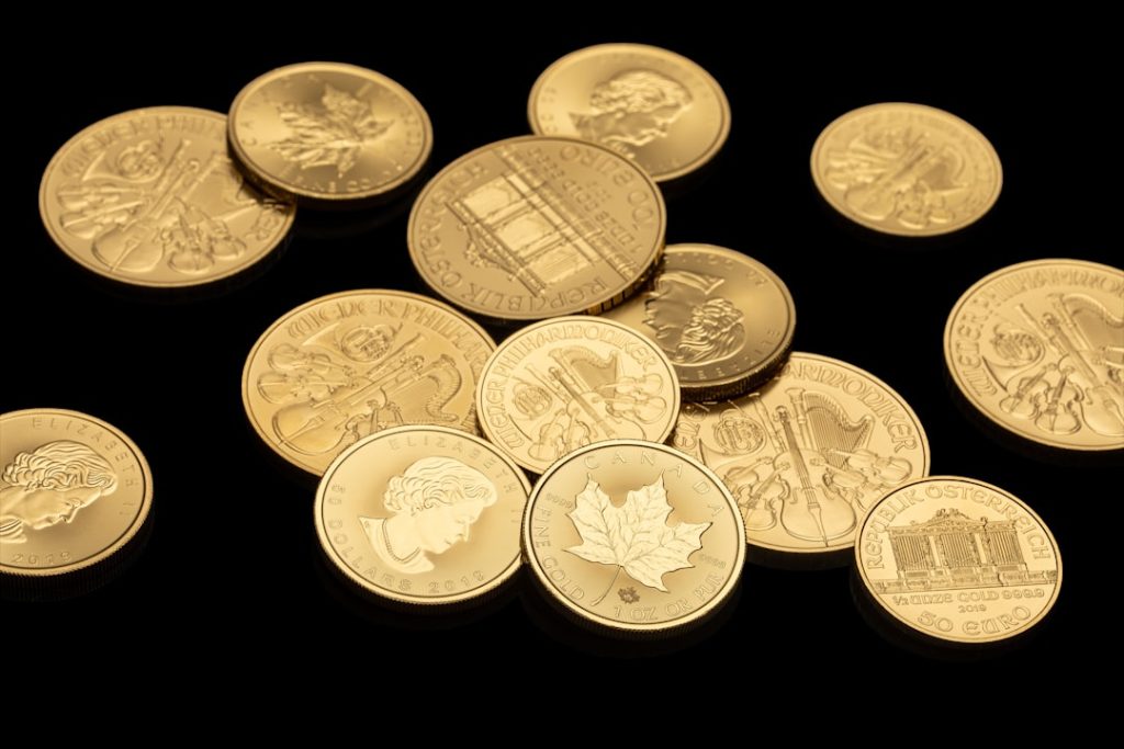 Photo Gold coins