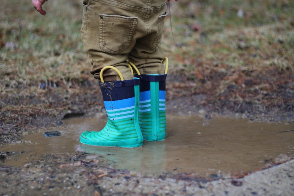 Photo Muddy boots