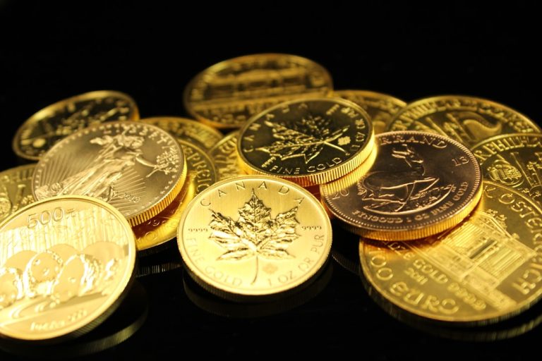 Photo Gold coins